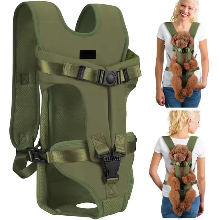 Sac à dos de transport pour animaux de compagnie, pour chiens et chats, éponge épaisse, avant pour a