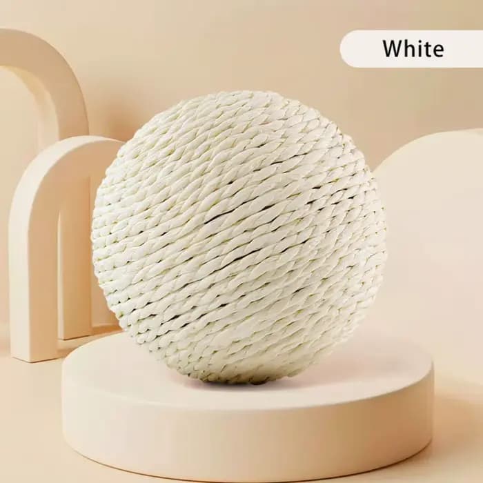 Balle à gratter interactive en Sisal pour chat, jouet pour le nettoyage des dents de chaton, Anti-mo
