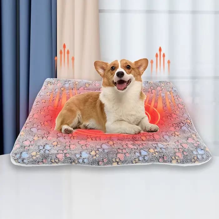 Flanelle Épaissie Chien Lit Mat Doux Pet Tapis de Couchage pour Chiens Chats Hiver Chaud Couverture