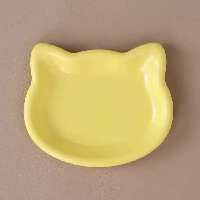 Bols pour animaux de compagnie en forme de chat, couleur Pastel, Design Animal mignon, plat de nourr