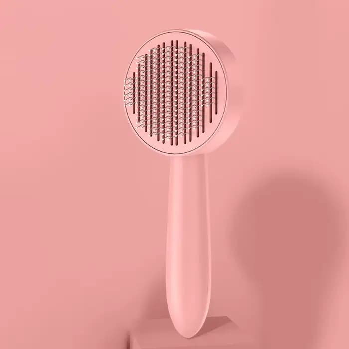 Brosse pour chats pour perdre des cheveux longs et courts, autonettoyante, pour animaux de compagnie