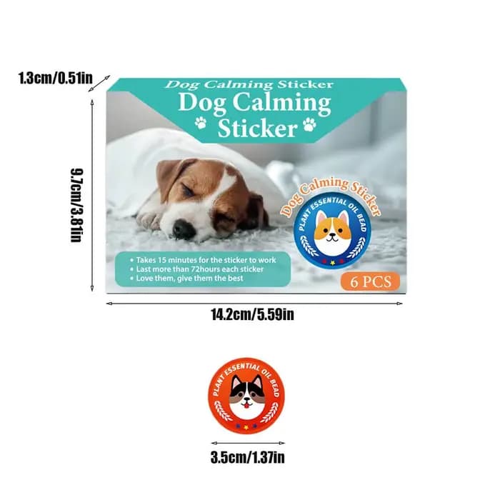 Calme pour chats 6X patchs sédatifs à dégagement rapide patchs apaisants pour chaton Portable longue