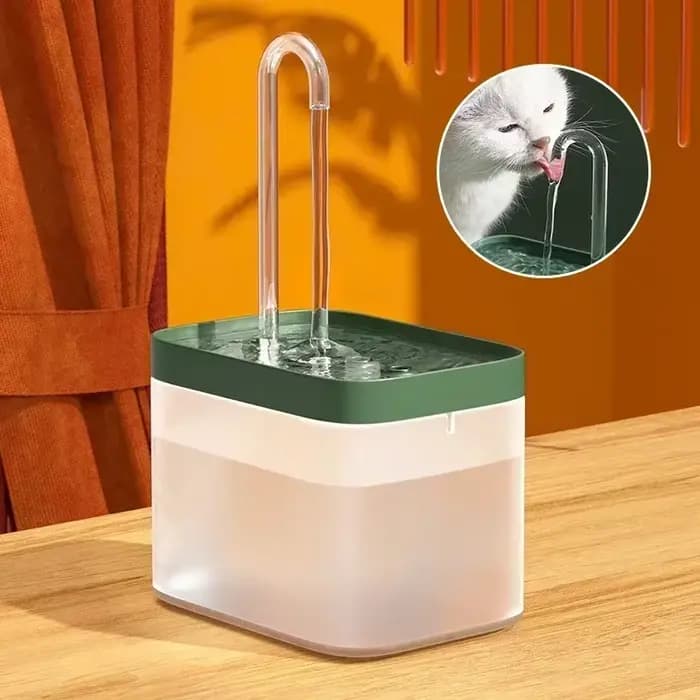 Filtre de fontaine d'eau Ultra silencieux pour chat, 1,5 l, distributeur d'eau automatique intellige