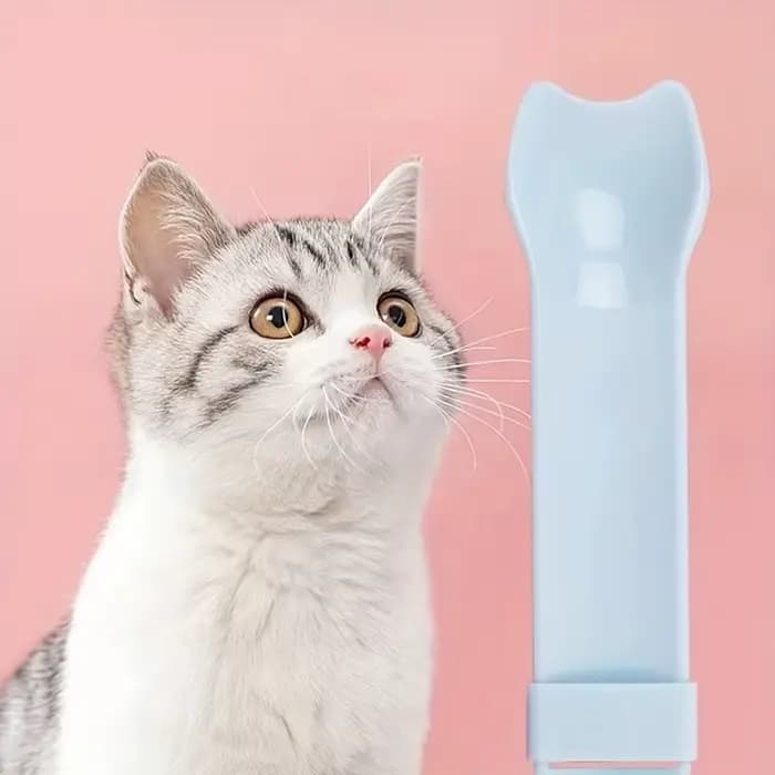 Cuillère à presser pour bande de chat, mangeoire pour bandes de chat, friandises humides et léchable
