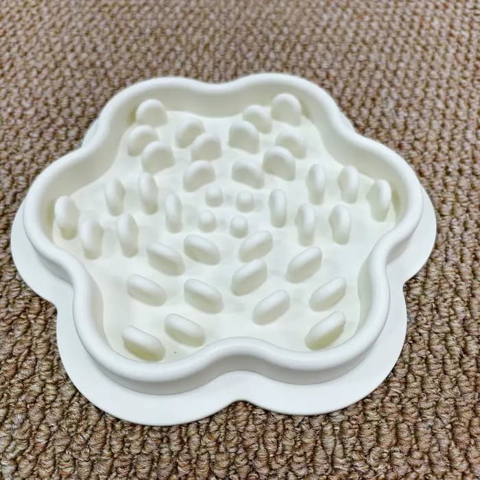 Bol de glouton pour chat et chien, bol de nourriture lente pour chien, bol en silicone comestible, t