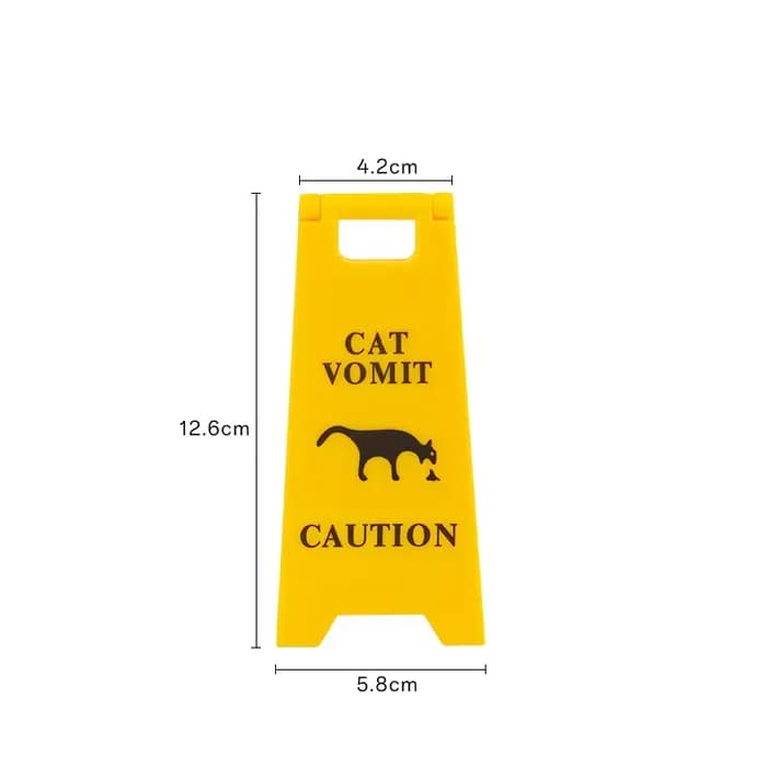 Panneau d'avertissement pour chat et chien, panneau d'affichage pour non fumer, cadeau amusant et in