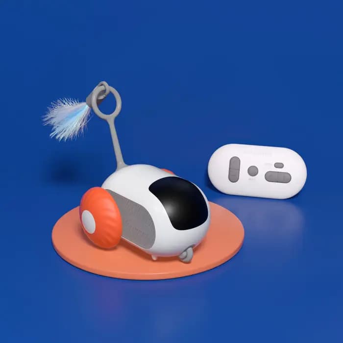 Jouet de voiture télécommandé Intelligent 2.0 pour chats, petite souris interactive, divertissement,