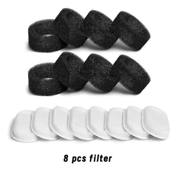 Fontaine d'eau pour chat en acier inoxydable, distributeur d'eau pour animaux de compagnie avec filt
