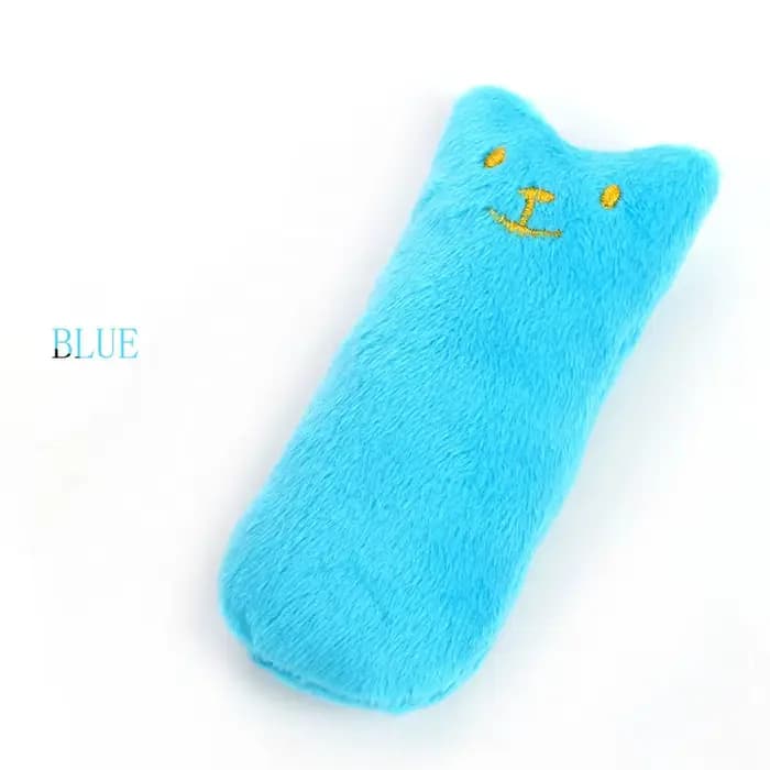 Jouet interactif en peluche à la menthe pour chats, amusant, vocal, pour la dentition, avec griffes,