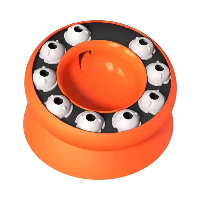 Distributeur de nourriture interactif pour chat, bol à alimentation lente, jouet interactif pour cha