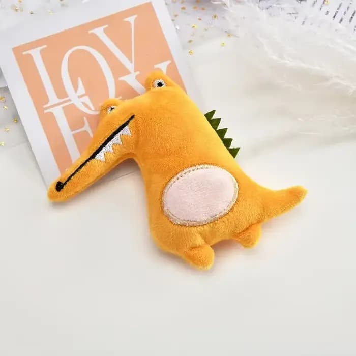  Jouets de dessin animé mignons pour animaux de compagnie, jouet à mâcher en peluche résistant au