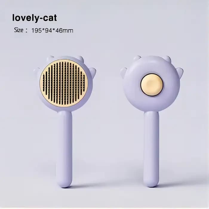 Brosse pour animaux de compagnie, brosse de nettoyage à un bouton, brosse magique pour cheveux de ch