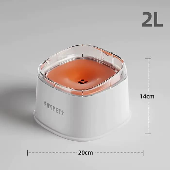 Bol d'eau flottant anti-déversement pour chats et chiens, distributeur d'eau anti-éclaboussures, gra