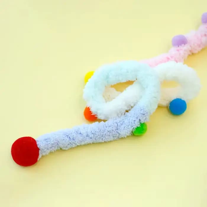 Jouet pour chat plume chat Teaser baguette chat jouets interactifs drôle chenille tige colorée boule