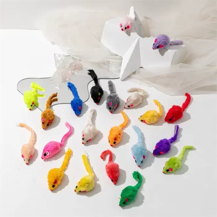Jouet en peluche amusant pour chat, souris interactive douce et solide, jouets pour chaton drôle, ch