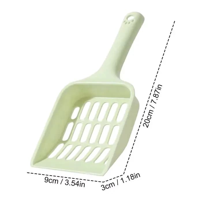 Pelle à litière pour animaux de compagnie, design à mailles ouvertes, pelle ergonomique pour ramasse