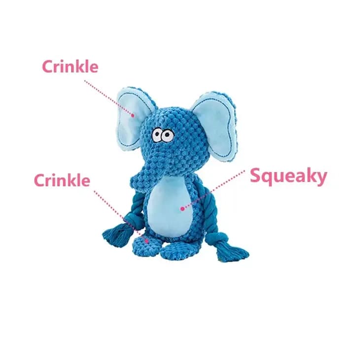 Jouets en peluche couinante pour chiens, fournitures adaptées à tous les chiots, jouet sonore pour a