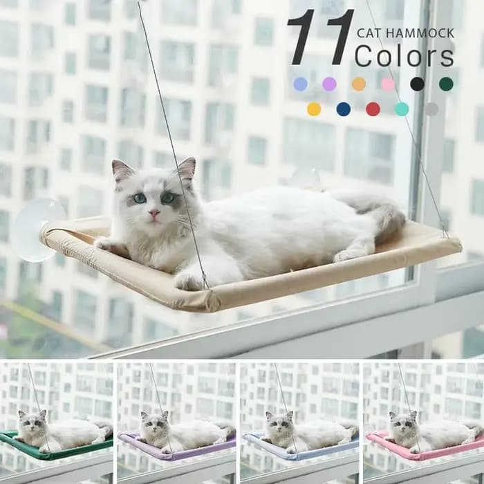 Hamac suspendu pour chat, 20KG, lit pour chat, roulement confortable, fenêtre ensoleillée, siège, ca