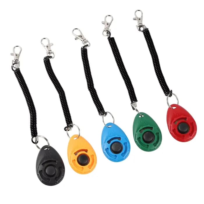 Clicker d'entraînement pour chiens et chats, en plastique, nouveaux chiens, outils d'aide à l'entraî