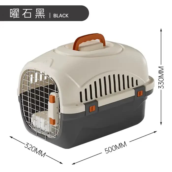 Cage de transport portable pour animaux de compagnie, boîte de transport pour voiture, design spacie