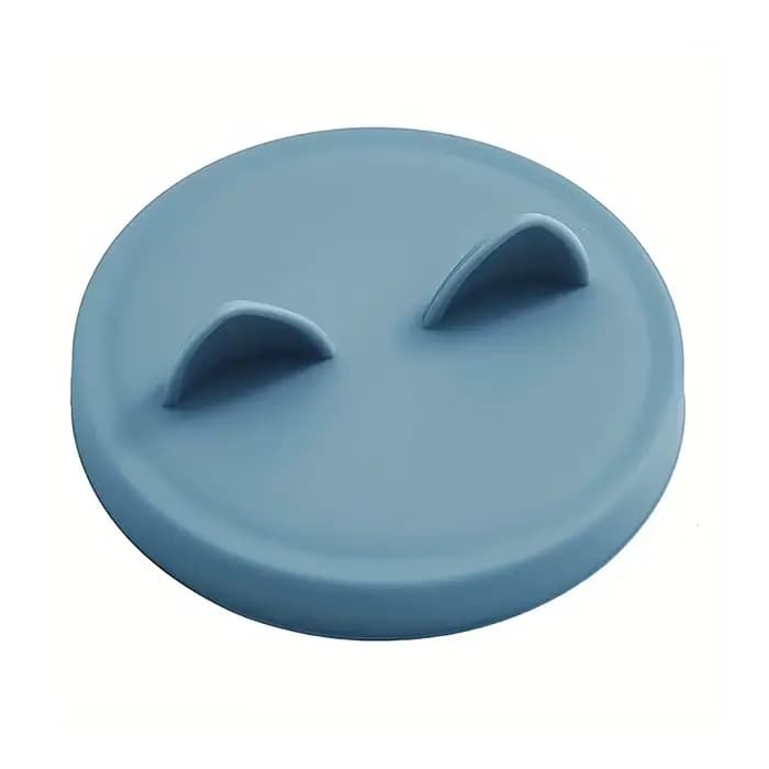 Couvercle en silicone pour boîte de conserve pour chat, fournitures d'alimentation pour animaux de c