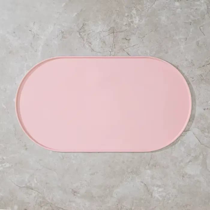 Tapis d'alimentation pour chat avec design antidérapant et imperméable, compatible avec les bols pou