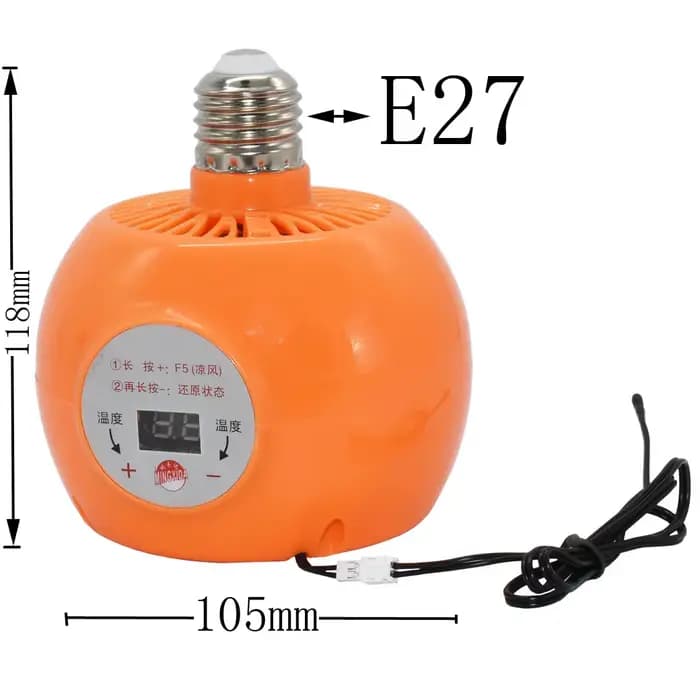 Lampe chauffante pour animaux de compagnie, 220V, 150W, lumière chaude pour poulet, régulateur de te