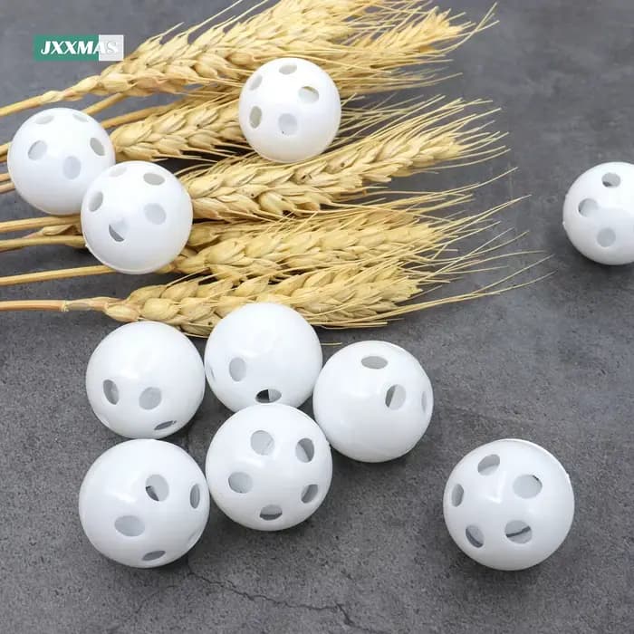 30/50/100 pièces hochet en plastique cloche balle couineur fabricant de bruit insérer chien jouet co