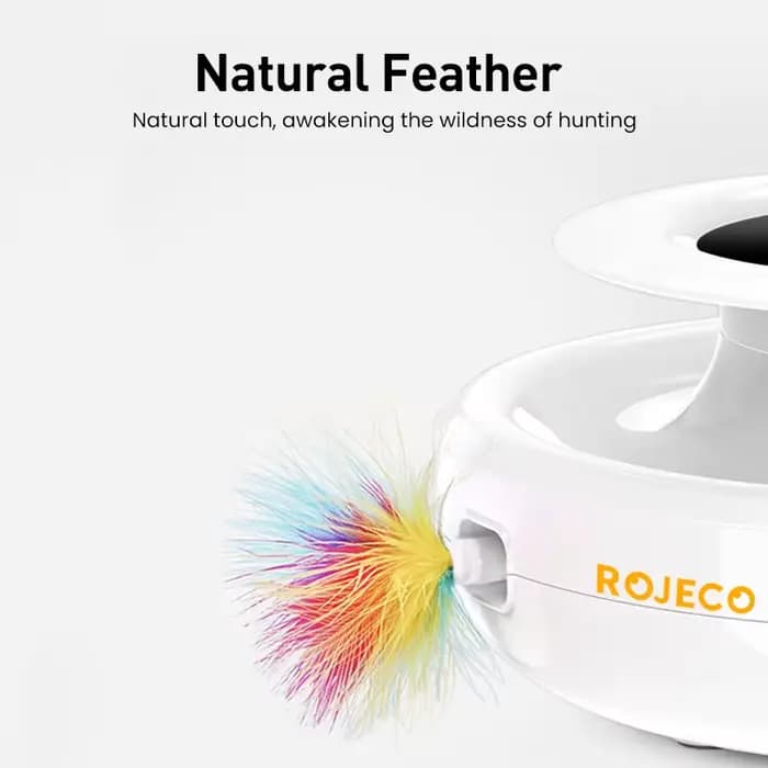 ROJECO Jouets Intelligents 2 en 1 pour Chat et Chien