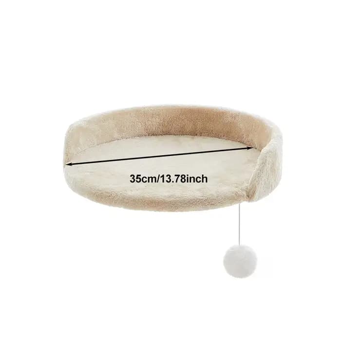 Plateforme de remplacement pour arbre à chat en peluche douce de 35 cm