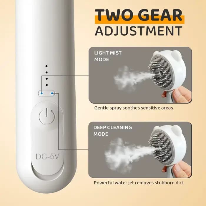 Brosse à vapeur pour chat Pro