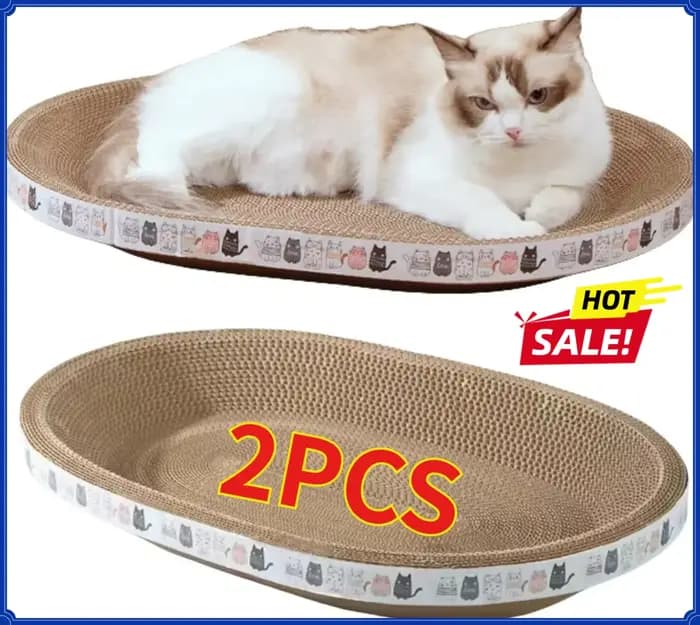Grattoir à ongles pour chat en carton ondulé