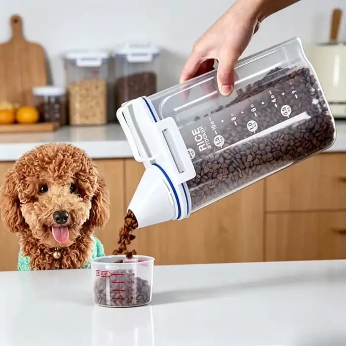 Conteneur de stockage hermétique pour aliments pour animaux de compagnie