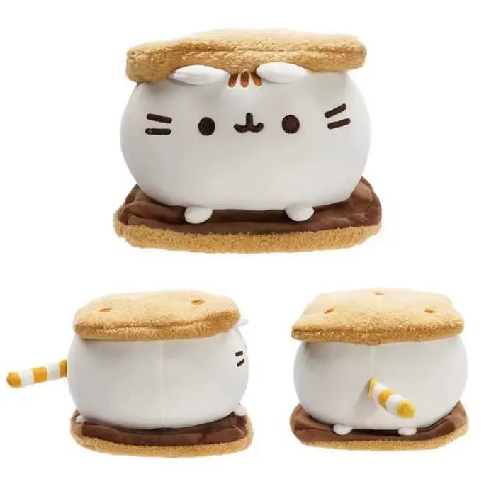 Mignon simulé chat poupée en peluche jouet Anime