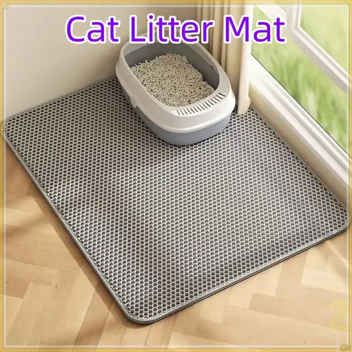 Grand tapis de litière pour chat