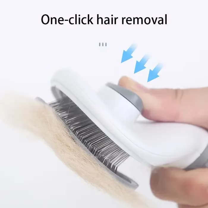 Brosse à cheveux pour chien et chat, peigne de toilettage et de soin pour chat, peigne en acier inoxydable pour cheveux longs, nettoyage des chiens, accessoires pour chiens