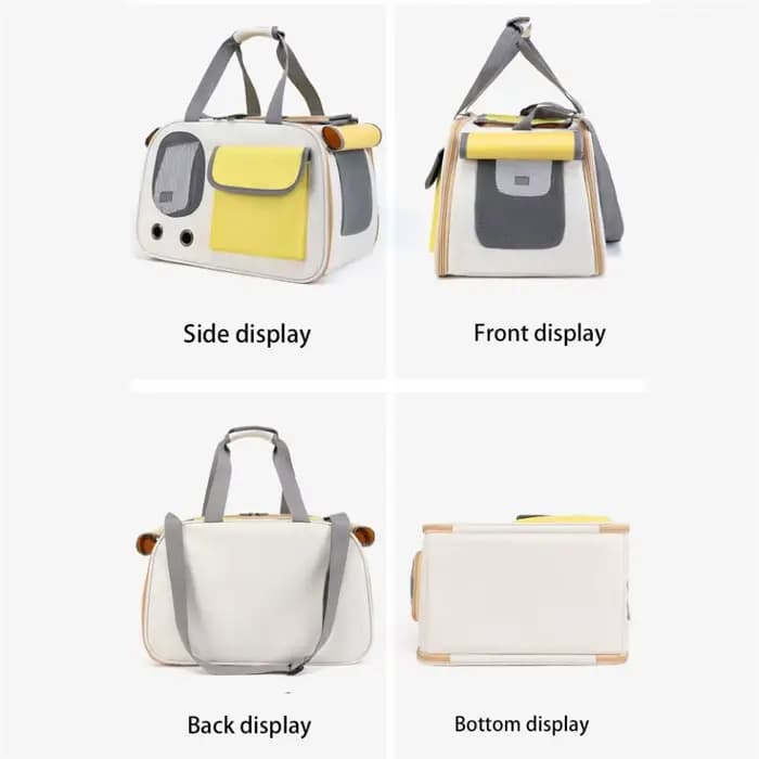 Sac de transport pour animaux de compagnie respirant