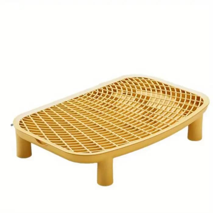 Bac à litière pour chat Tapis de sable avec filtre double couche Conception anti-fuite