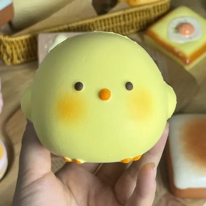 CHAUD! Jouet Squishy de poussin géant mignon