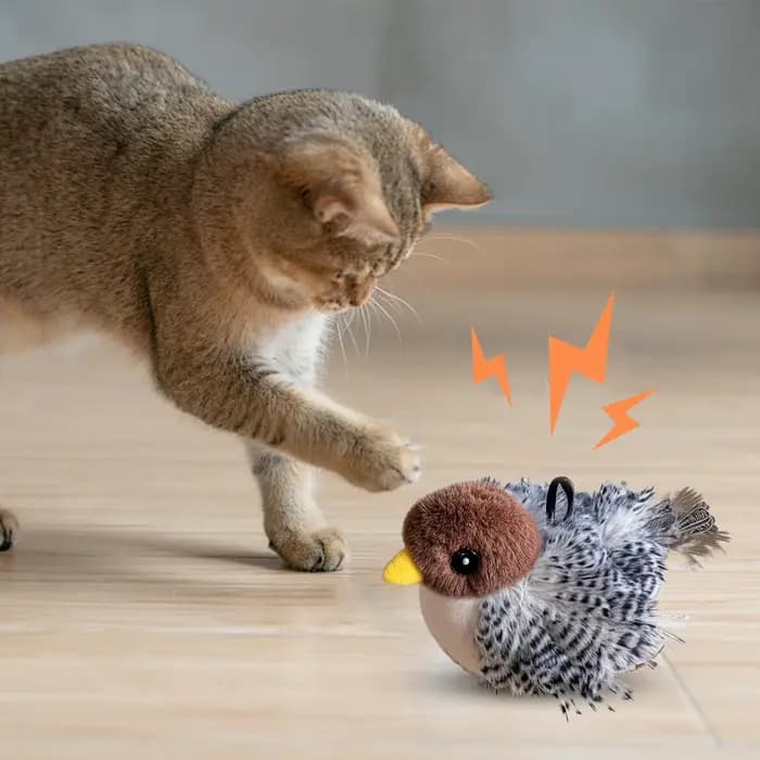 Flappy oiseau chat jouet mignon ailes battantes