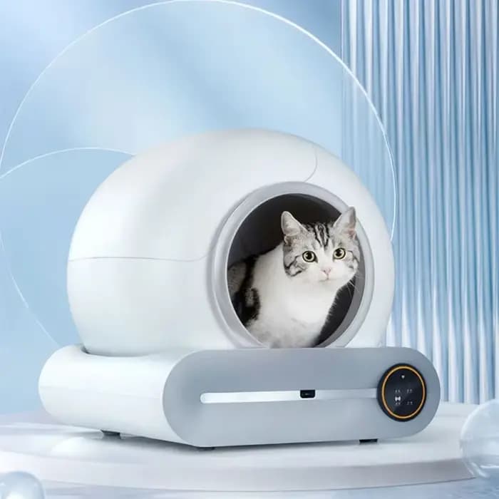 Bac à Litière Intelligent pour Animaux de Compagnie