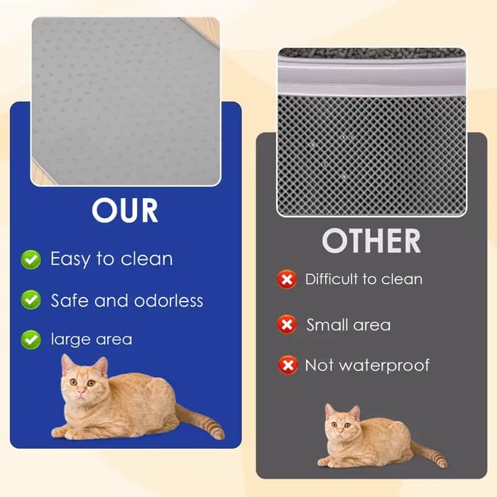 Polymères de litière en silicone imperméables pour chat