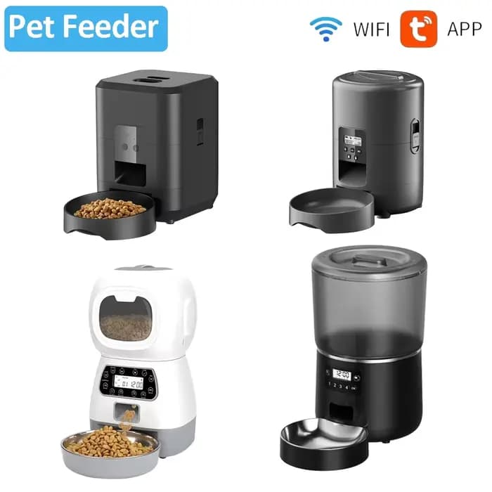 Petavista mangeoire automatique pour chat animal de compagnie intelligent WiFi distributeur de croquettes de nourriture