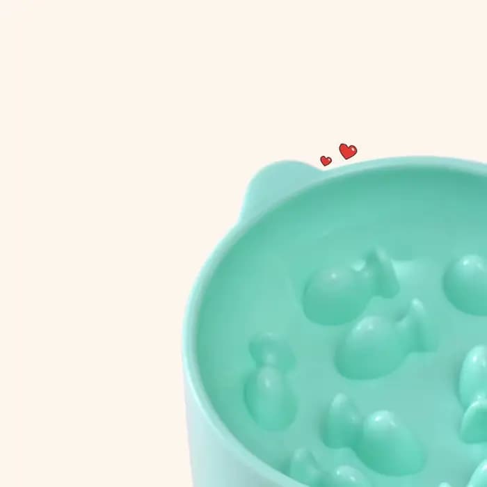 Bol pour animaux de compagnie chats et chiens sains étouffement et bols à alimentation lente pieds hauts protection du
