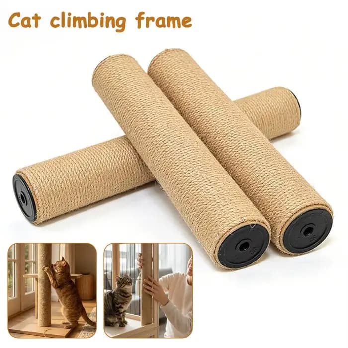Piliers de remplacement robustes en corde de sisal pour arbre à chat DIY