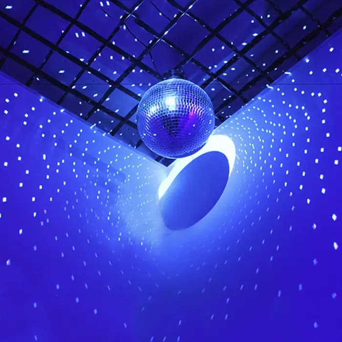 Boule Disco suspendue avec miroir
