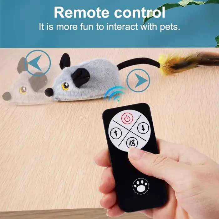 Souris mobile électronique pour chat