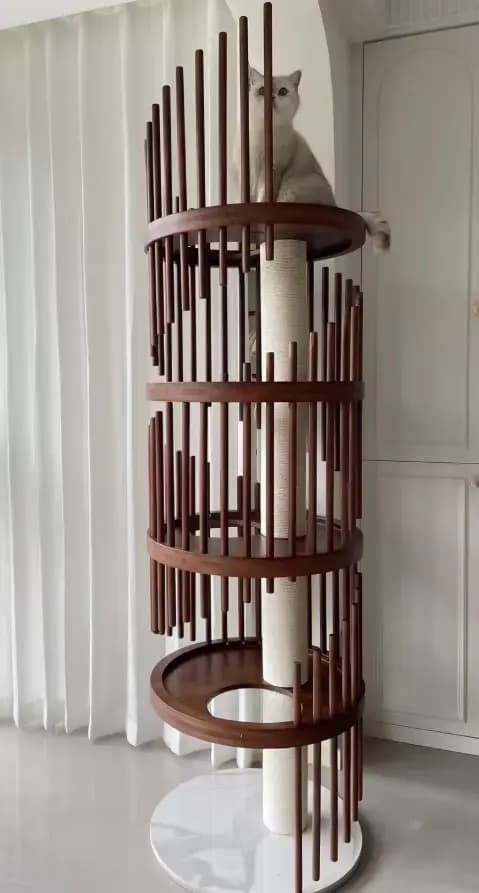 Condo pour chat multi-niveaux de luxe