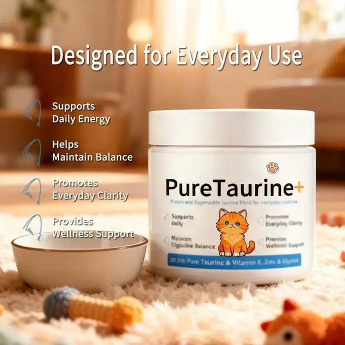 Poudre de soin corporel pour chat 200g
