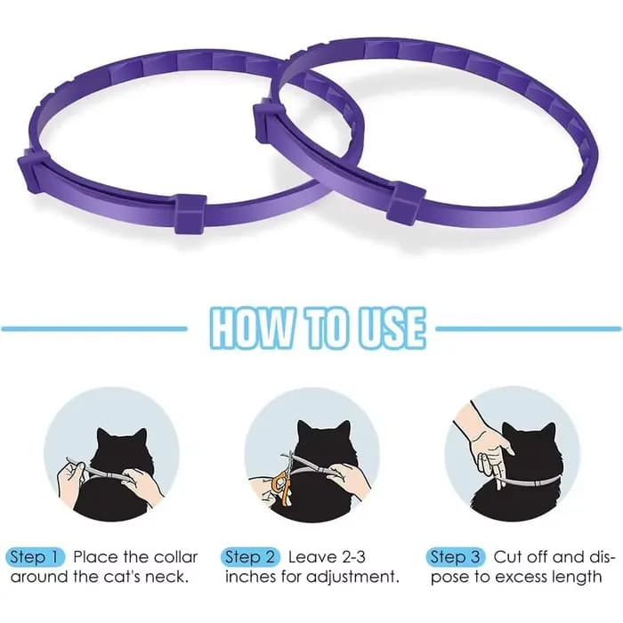 Collier apaisant imperméable et apaisant pour chien et chat